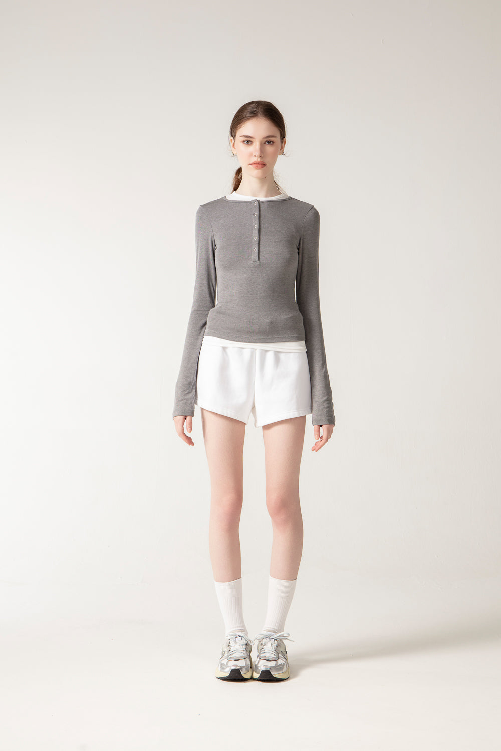 LUCIE Top - Grey