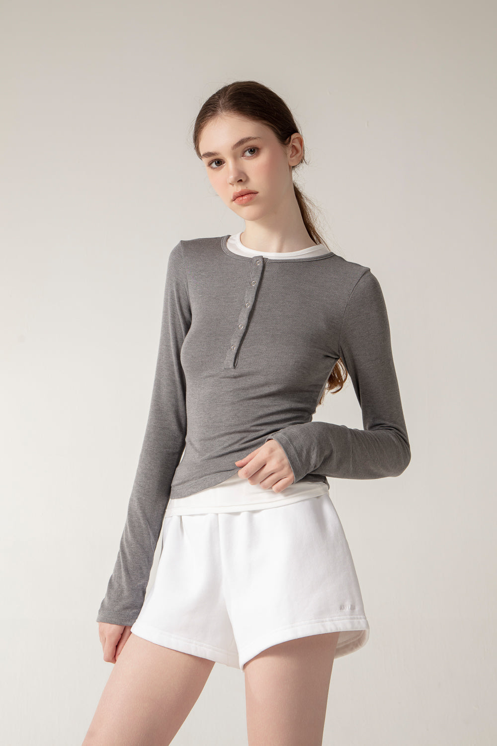 LUCIE Top - Grey