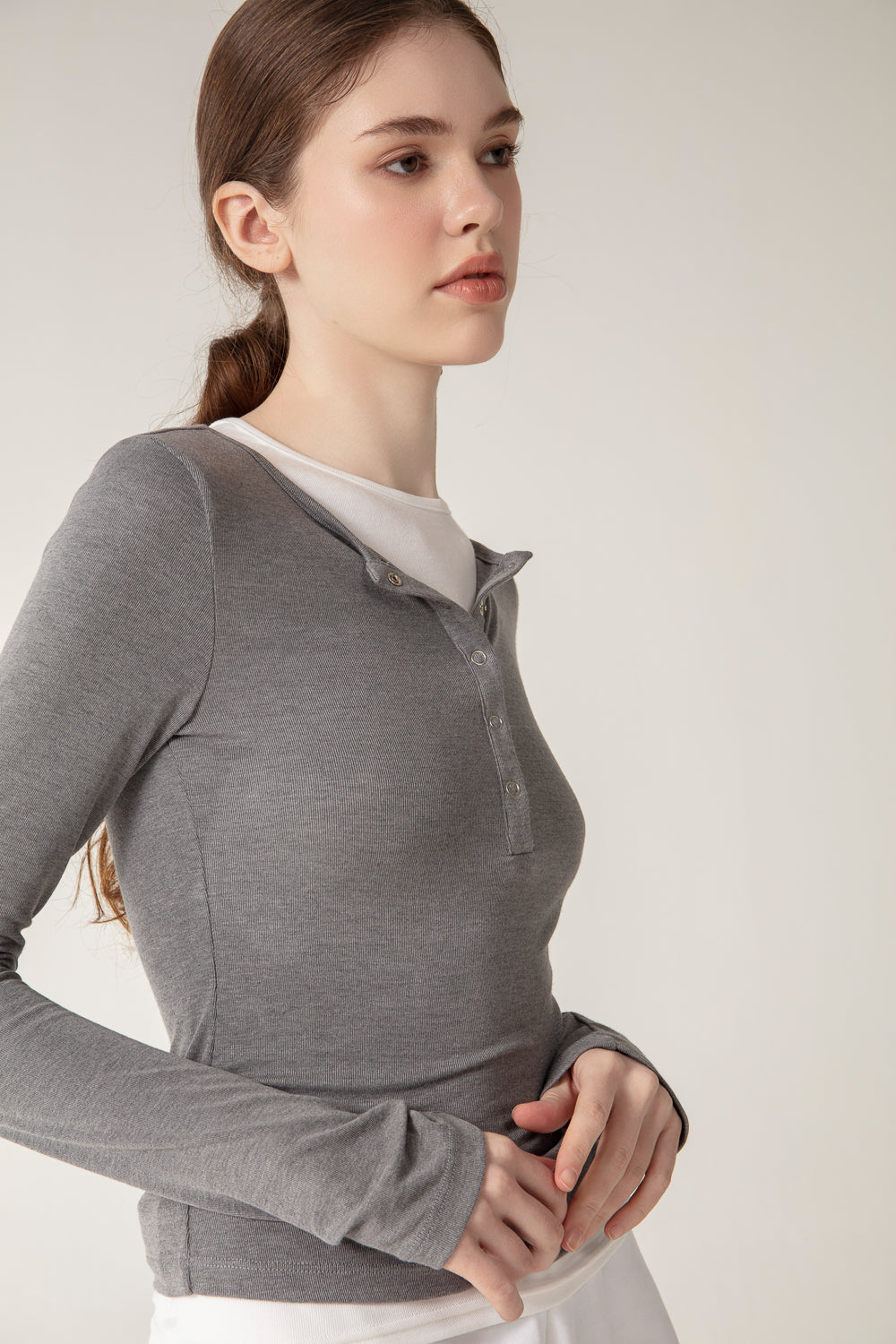 LUCIE Top - Grey