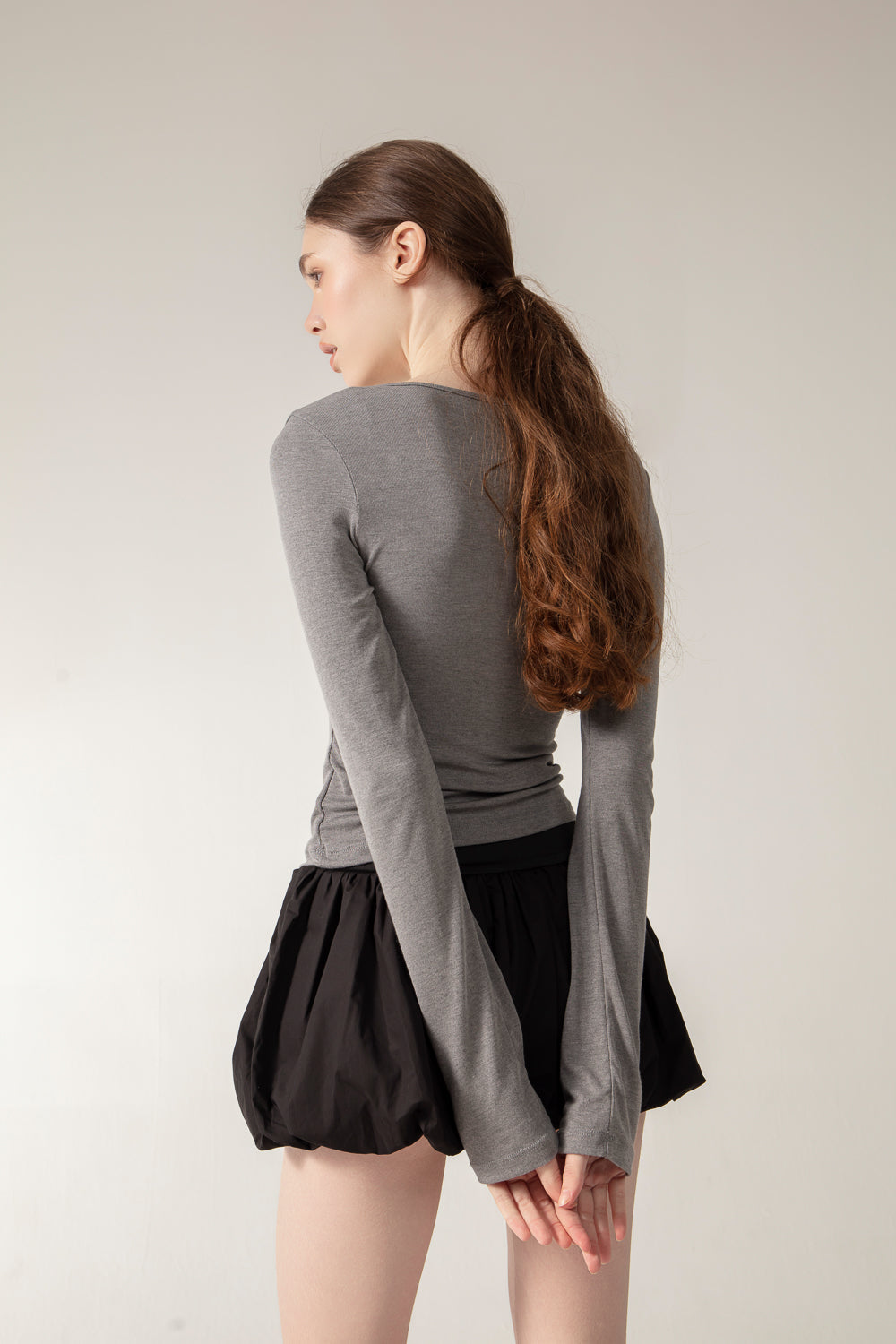 LUCIE Top - Grey